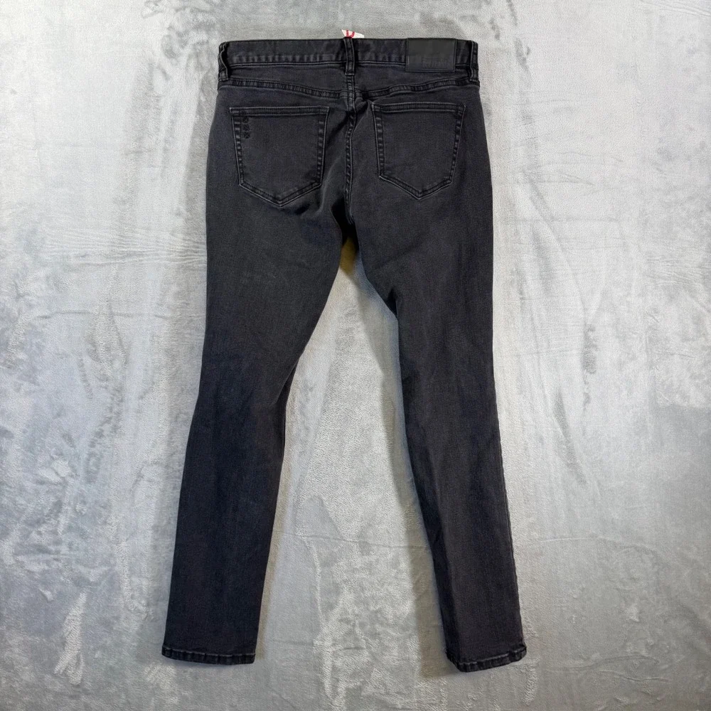 XXX Rude Distressed Skinny Jeans Men's Size 30x32 Black‎ Denim